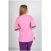 Блуза MedLife Uniforms Аріель з кольоровою вставкою вздовж шиї